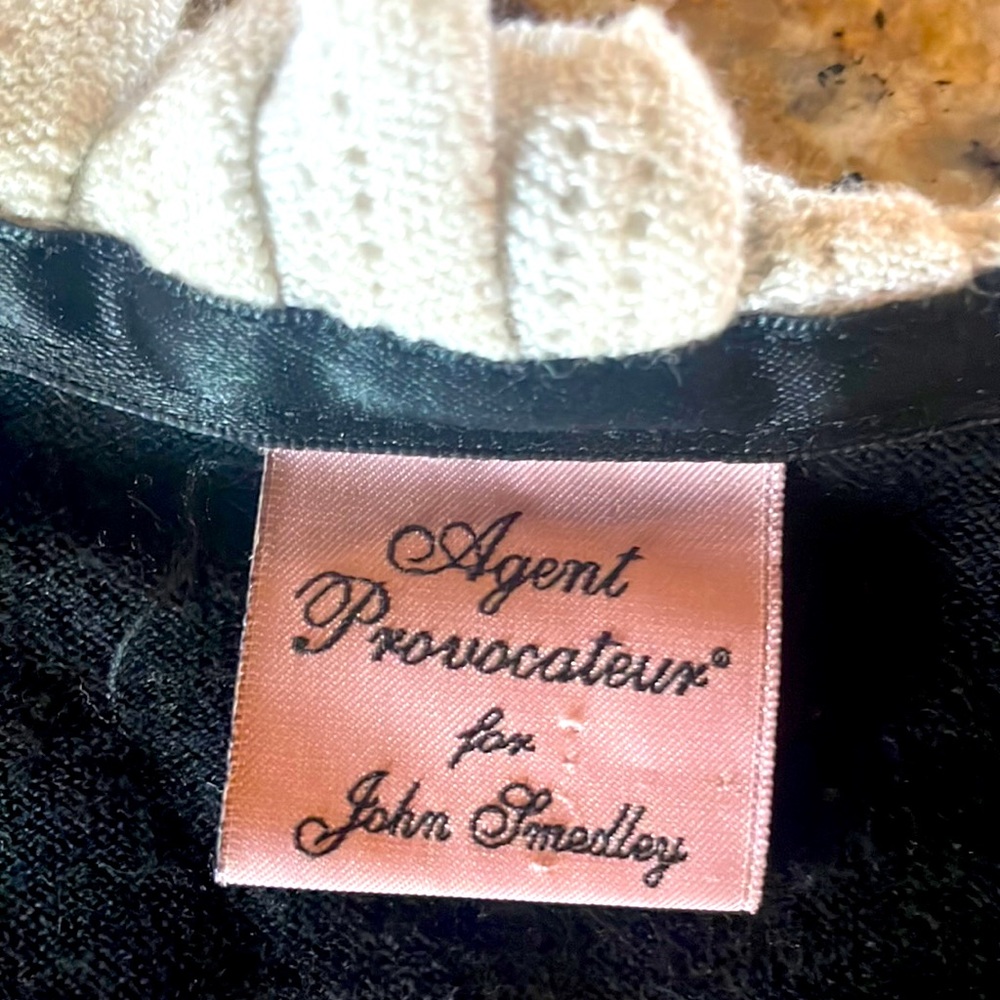 Agent provocateur for John Smedley, knit French maid top, good condition Small